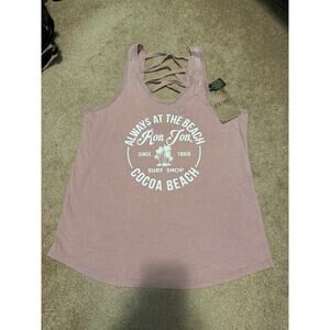 Ron Jon surf shop cocoa beach vintage tank NWT size L